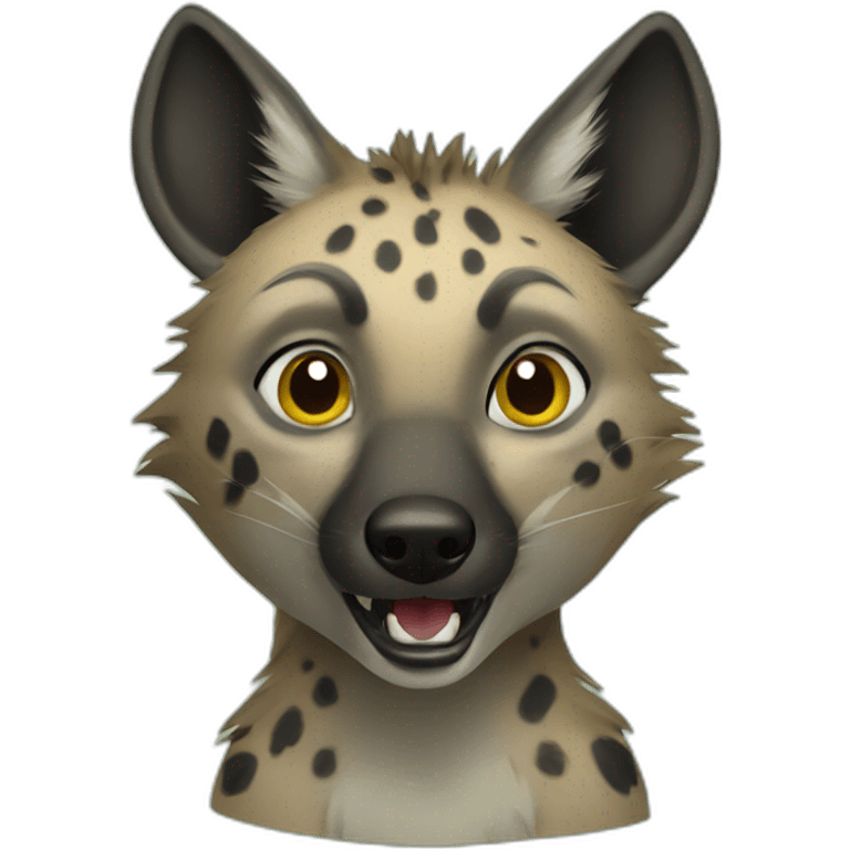 hyena fox hybrid emoji