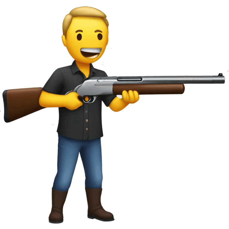 Clip art shotgun emoji