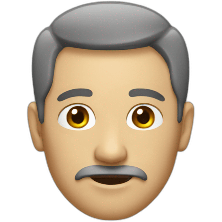 A man on WC emoji