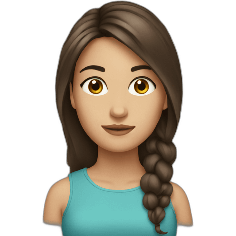 Brunnette emoji