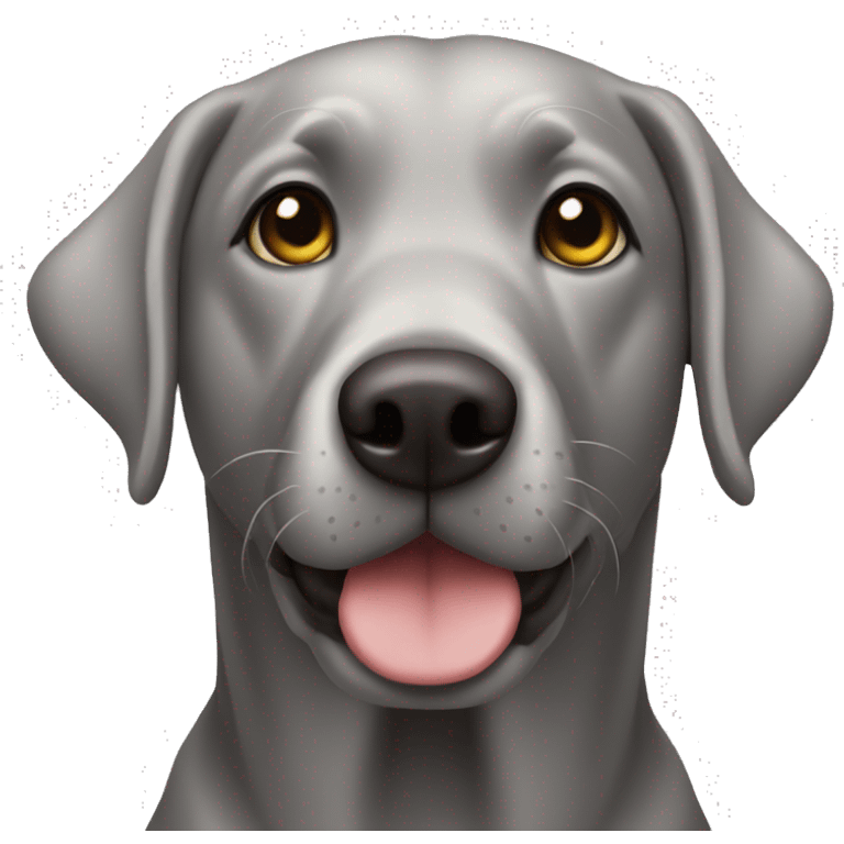 Silver lab emoji