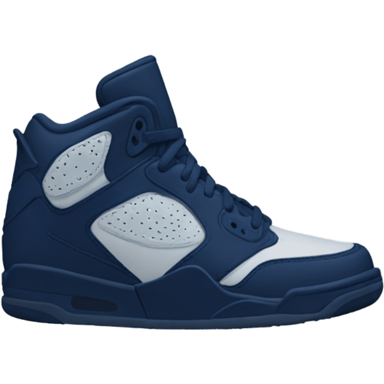 Navy blue Jordan shoe emoji