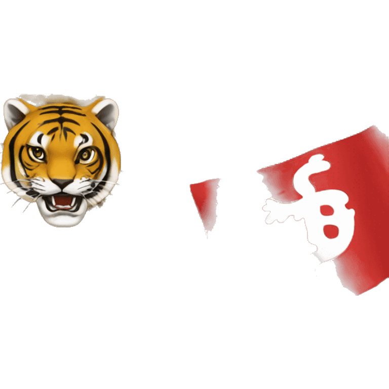 Tamil Tigers red flag emoji