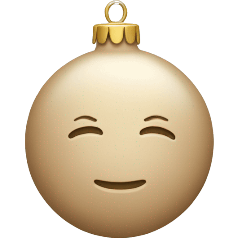 beige ornament emoji