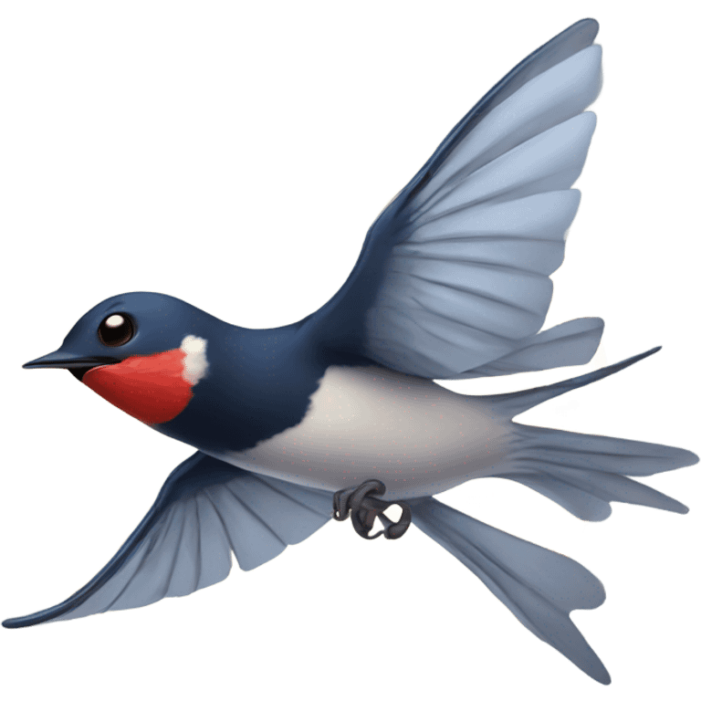 Flying swallow serios emoji