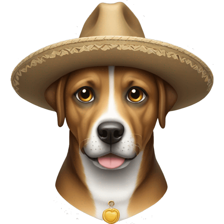 Perro con sombrero  emoji