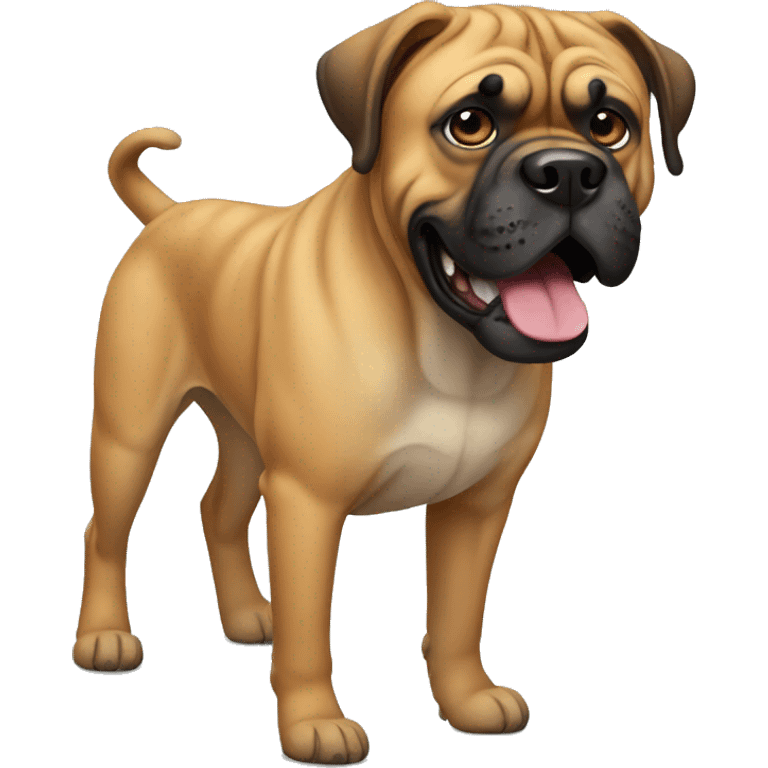 Bullmastiff dog emoji