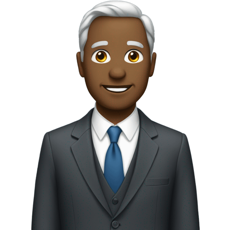 mature man in formal attire emoji