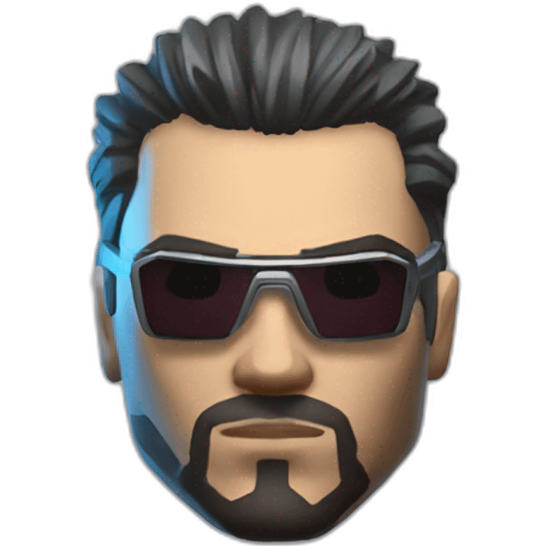 Cyberpunk 2077, face emoji ios emoji