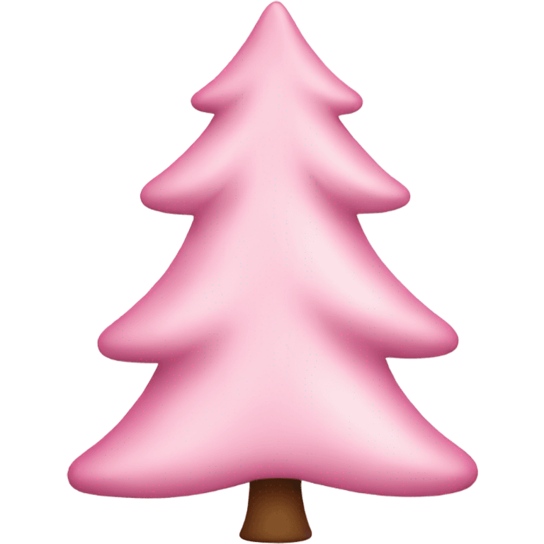 Light Pink Christmas tree emoji