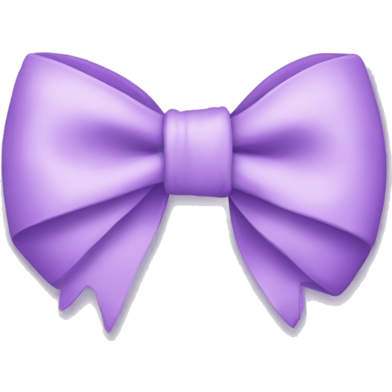 Light purple bow on light purple bow emoji