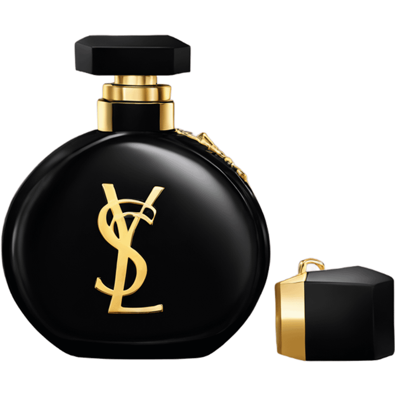 black ysl perfume emoji