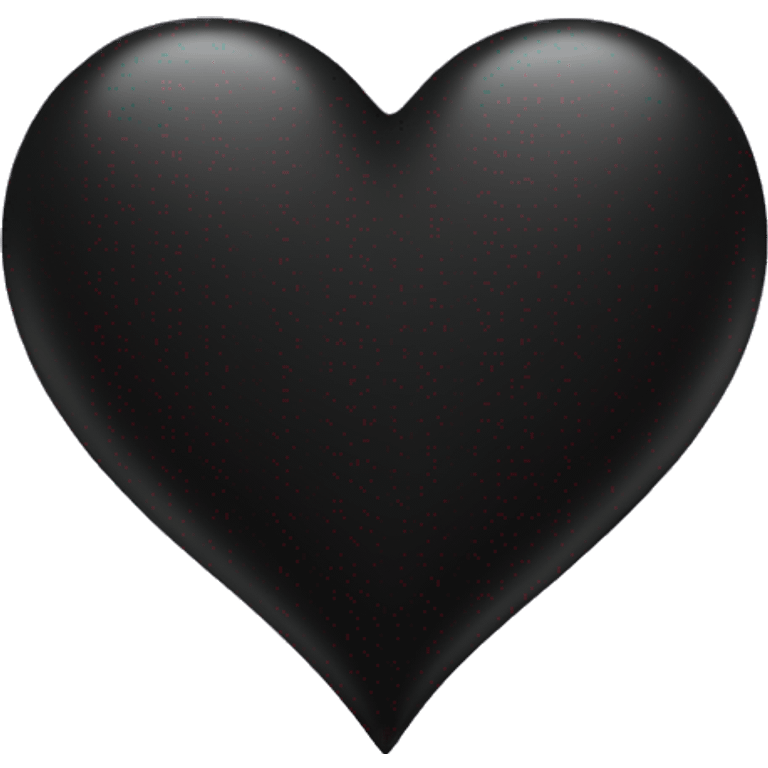 Black heart emoji