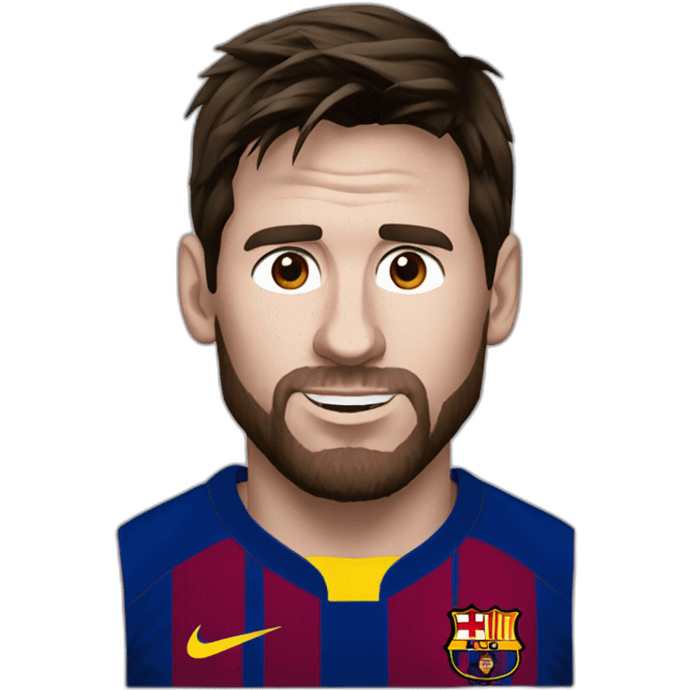 Messi fait du pormau emoji