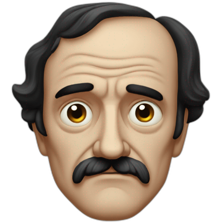 Deprived Edgar Allen Poe emoji