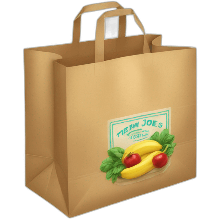 Trader Joes bag emoji