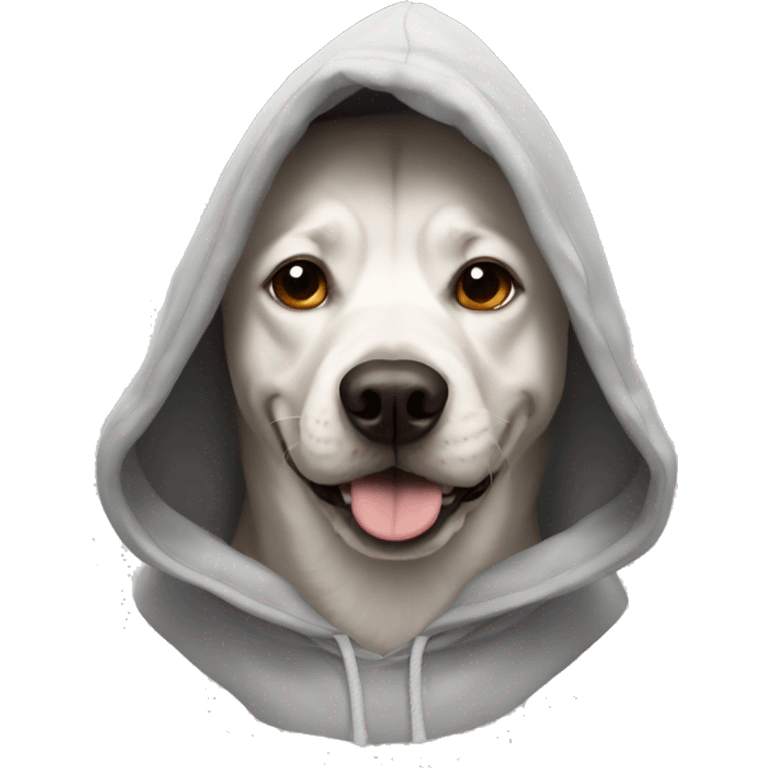 Dog and a hood  emoji