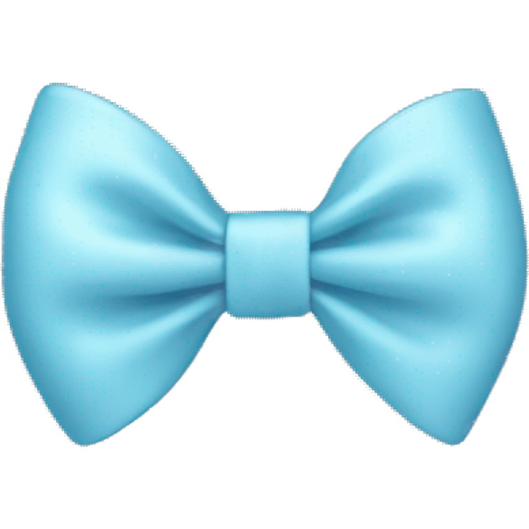 pastel blue bow emoji