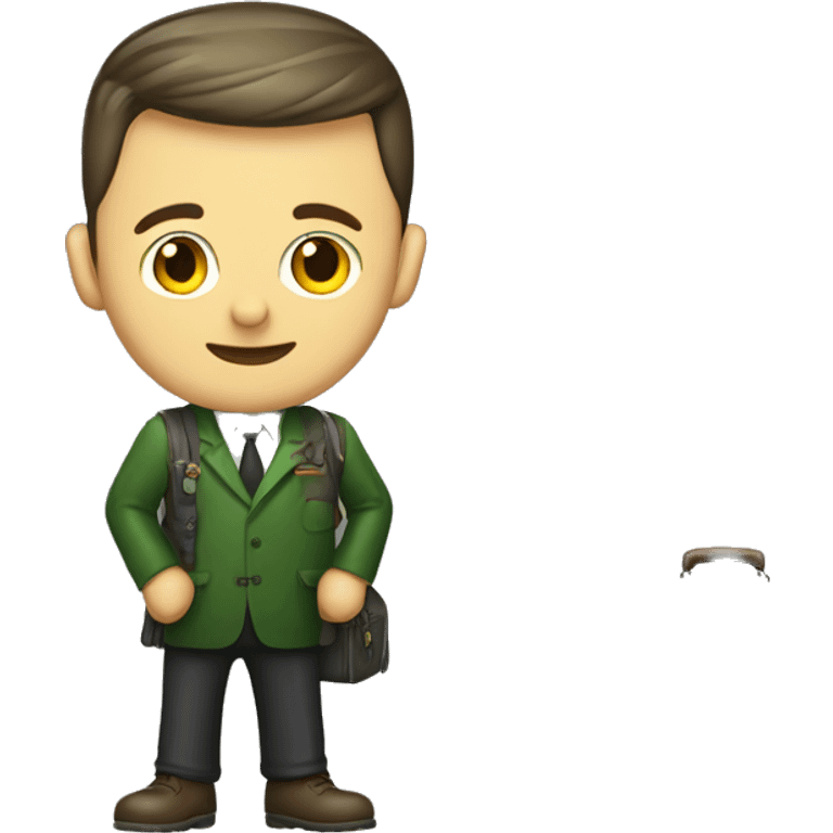 Zelenskyy with baggage  emoji