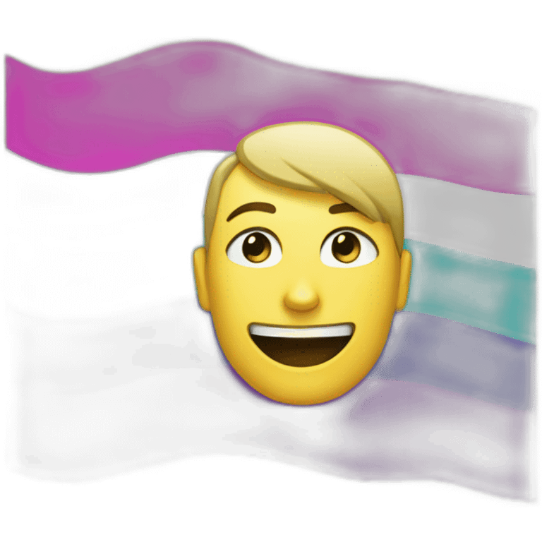 Bandeira bissexual  emoji