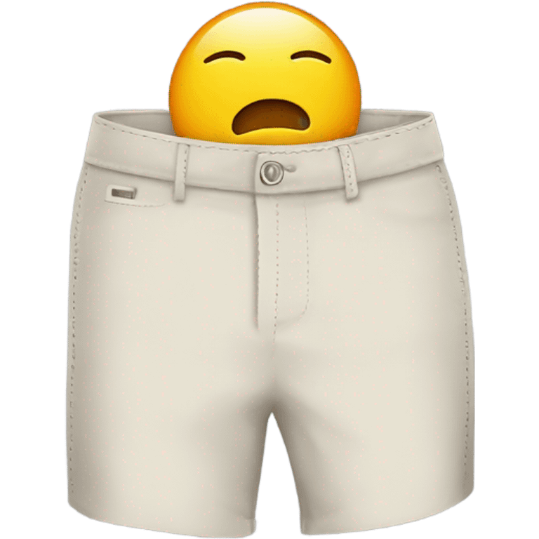 Pants with thought bubble emoji