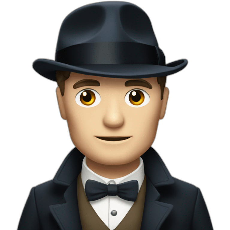 Tommy shelby peaky blinders drinking whisky emoji