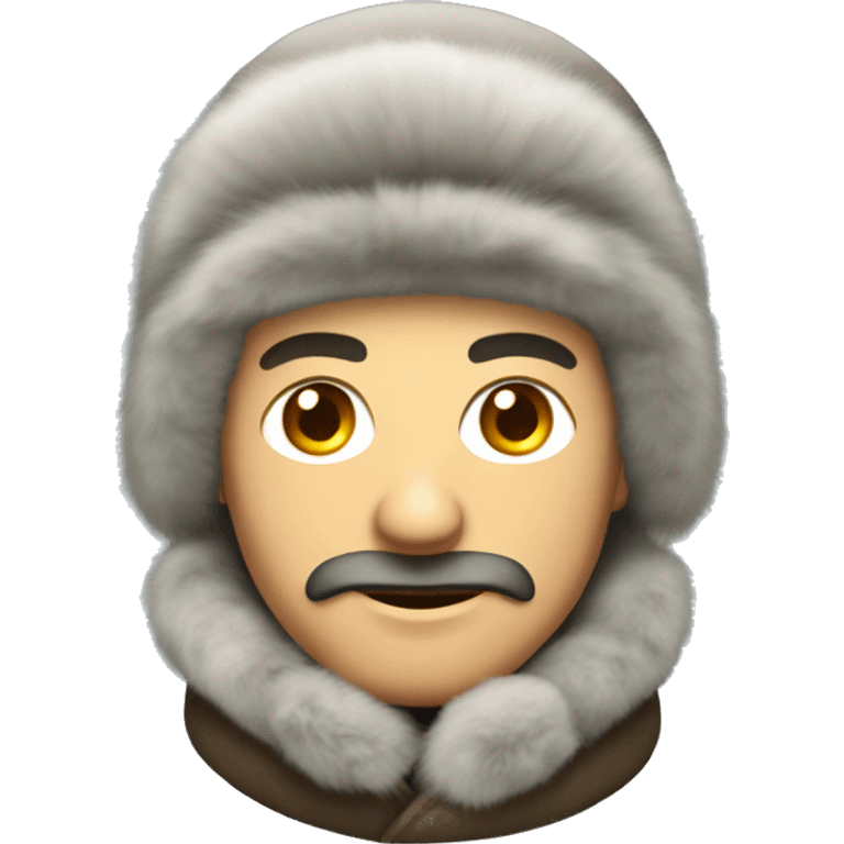 russian man in ushanka emoji