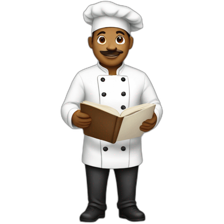 chef reading emoji