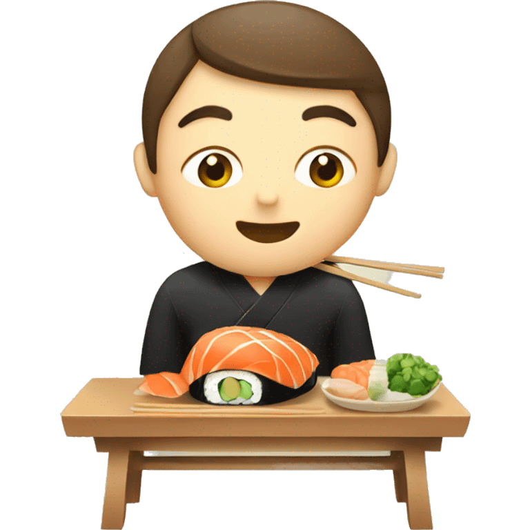 Eating sushi  emoji