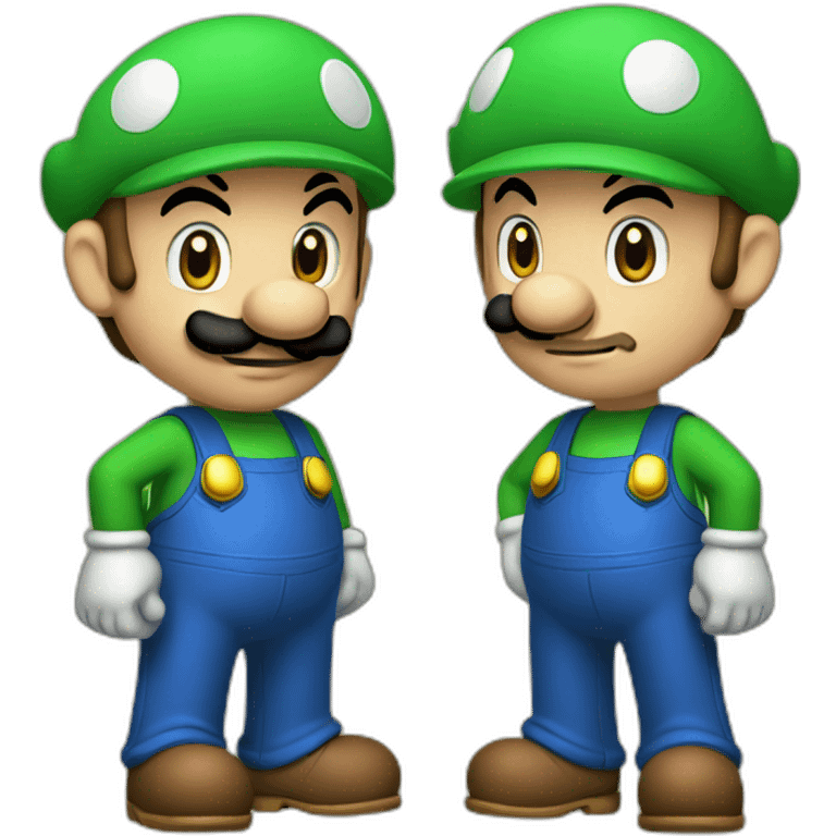 Mario and Luigi  emoji