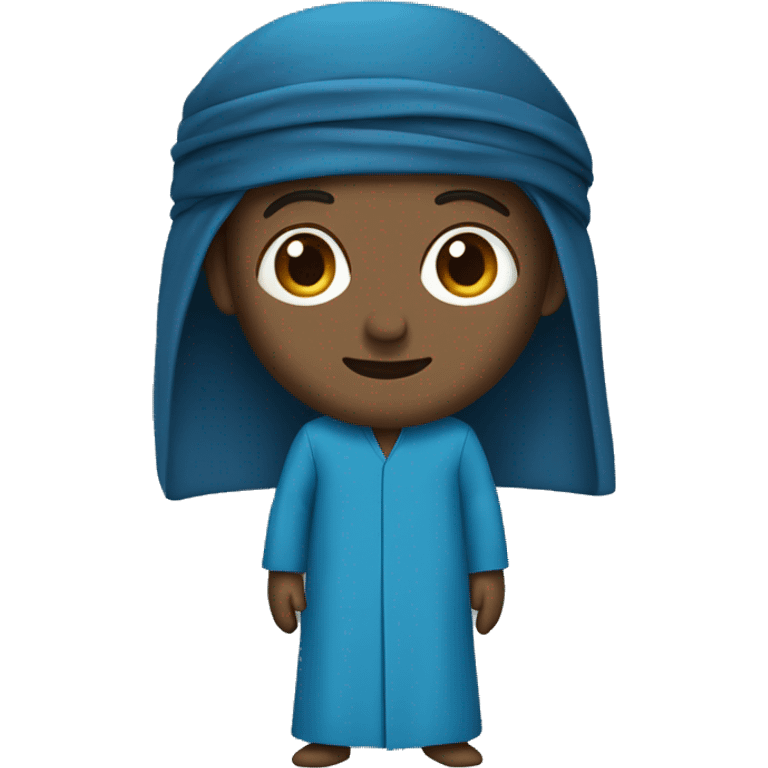 Blue thobe emoji