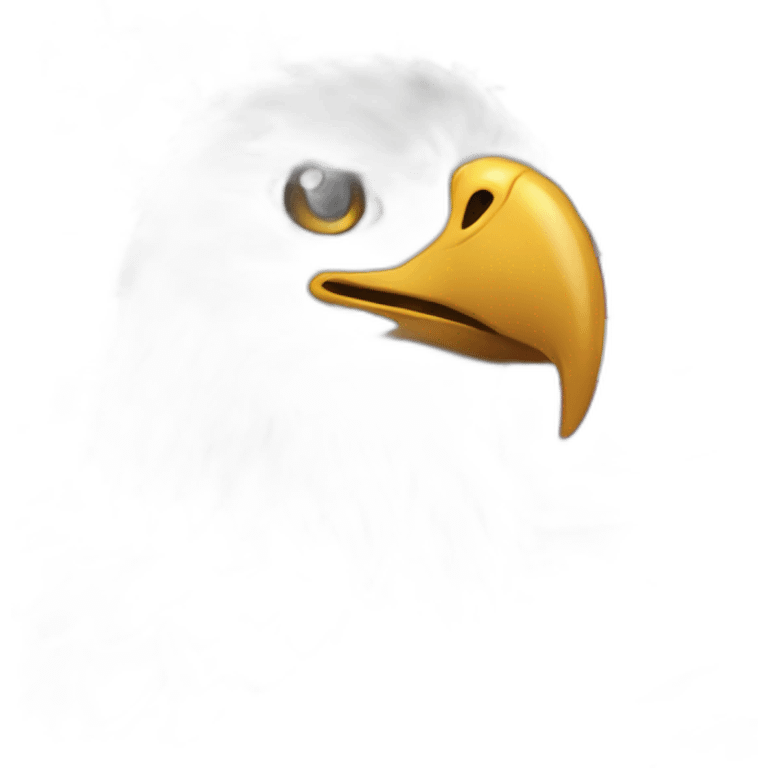 eagle crying in front of american flag emoji