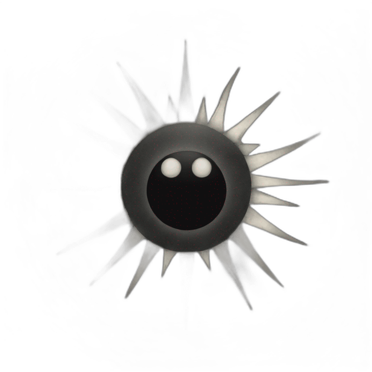 black sun emoji