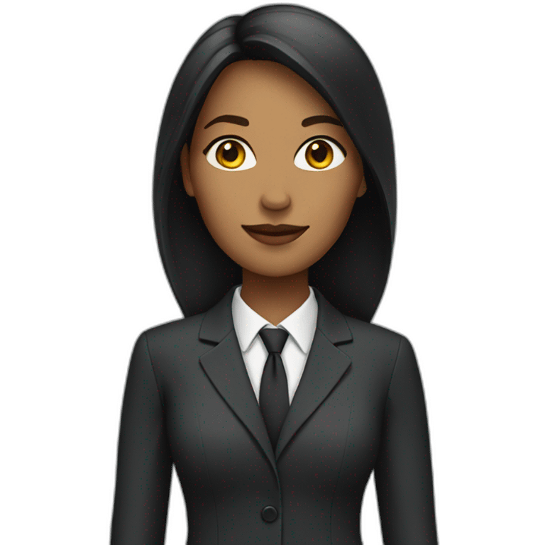 woman in a suit emoji