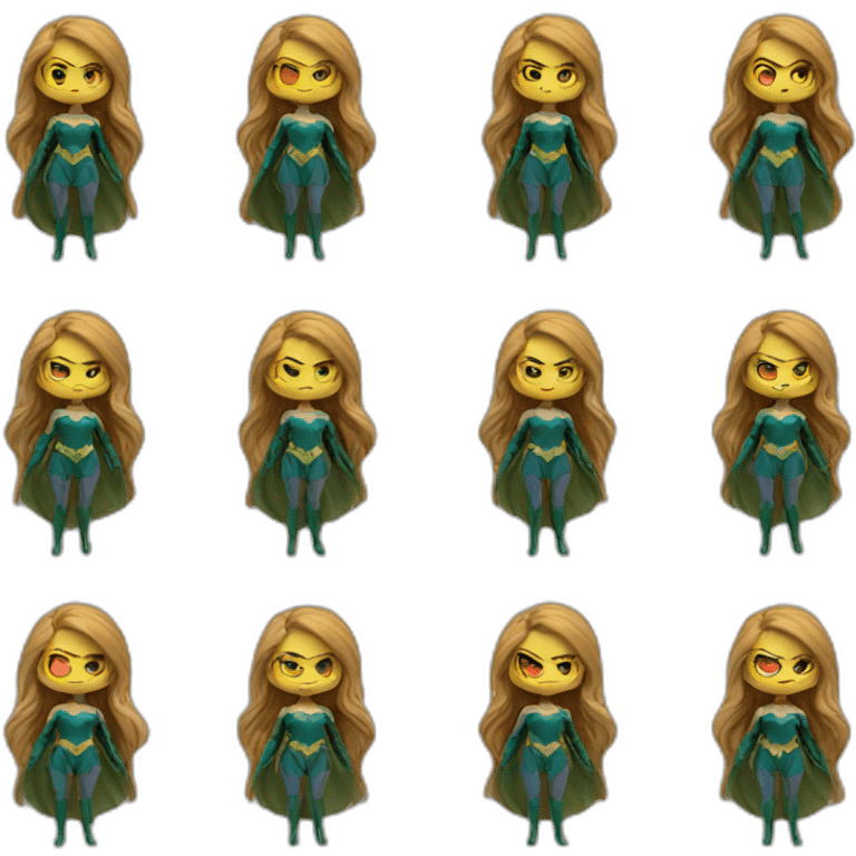 Super heroine emoji