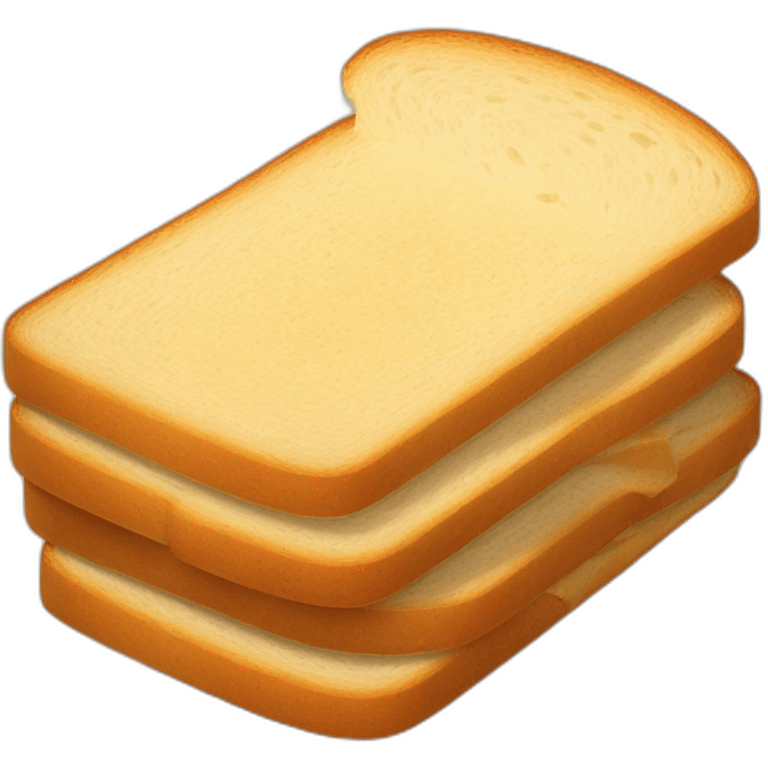 Stack of sandwich bread emoji