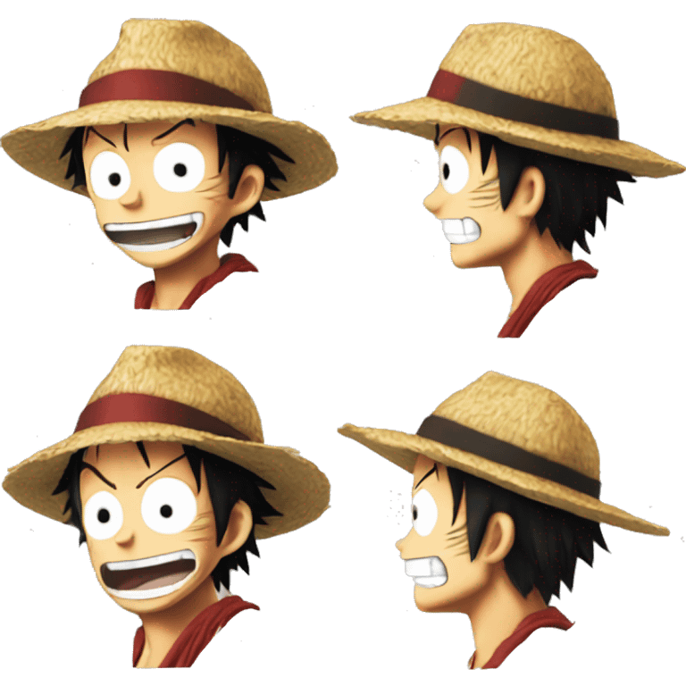 Monkey d luffy from one-piece  emoji