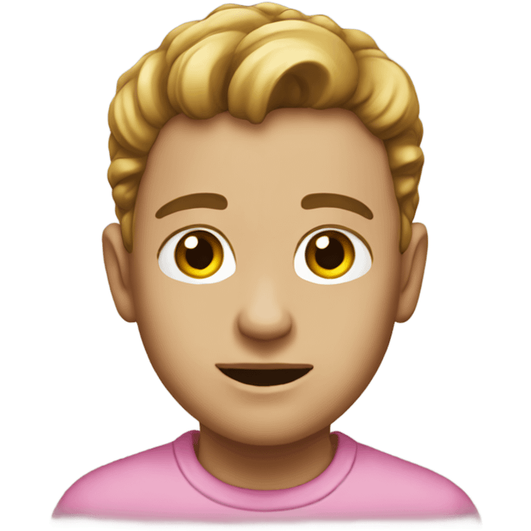 pink download emoji