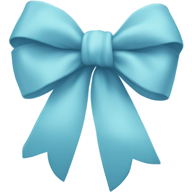 Light blue bow emoji