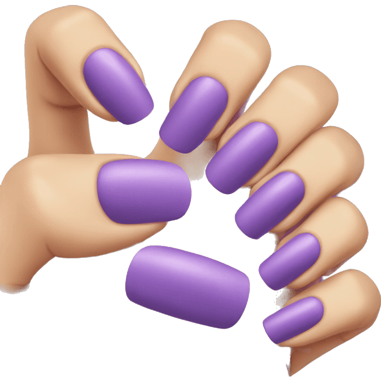 purple nails emoji