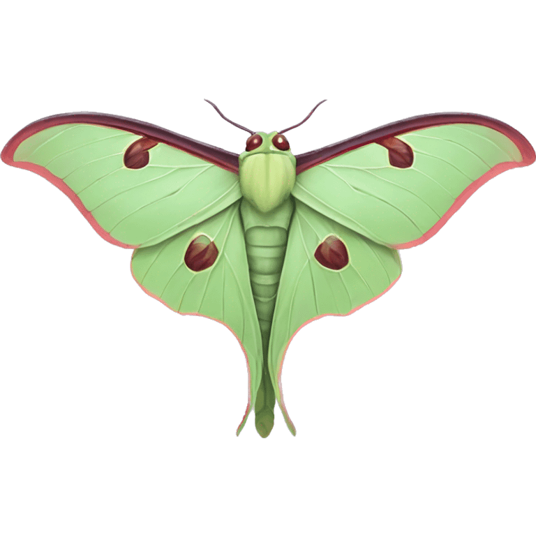 Luna moth emoji