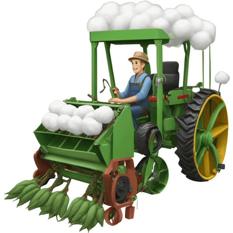 Cotton picker emoji