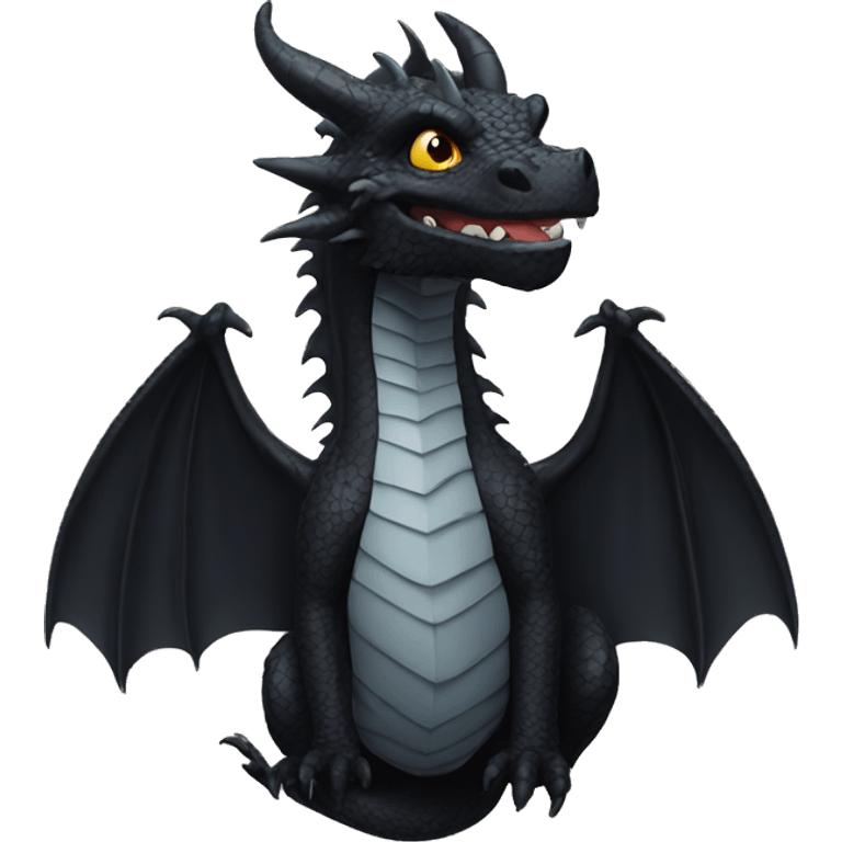 black dragon emoji