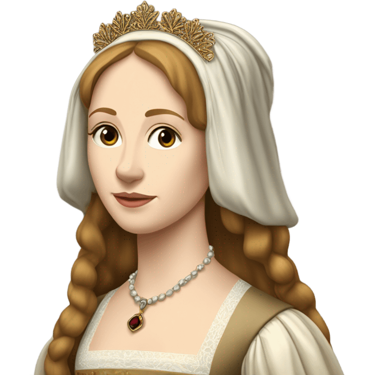 Catherine Howard detailed pretty emoji