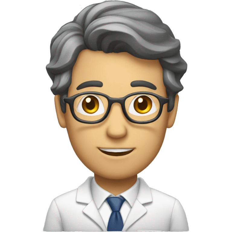 profesor con un pizarron emoji