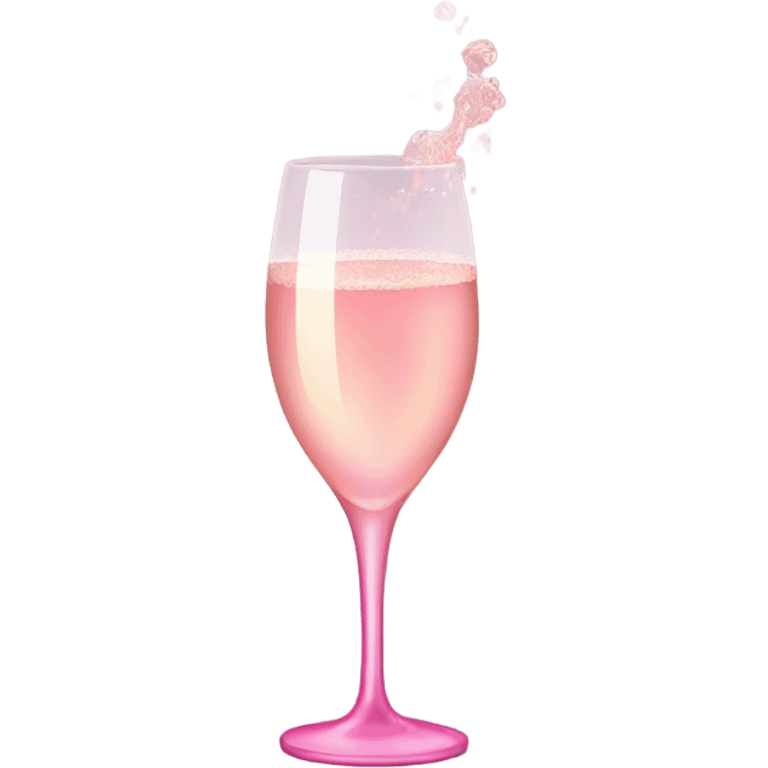 pink champagne  emoji