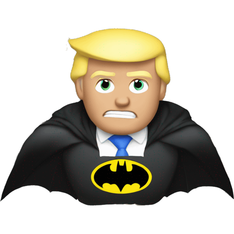 Donald Trump as Batman emoji