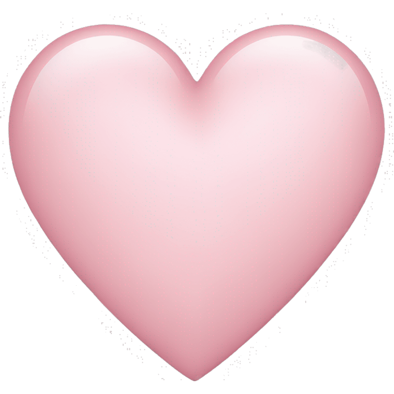 light pink heart emoji