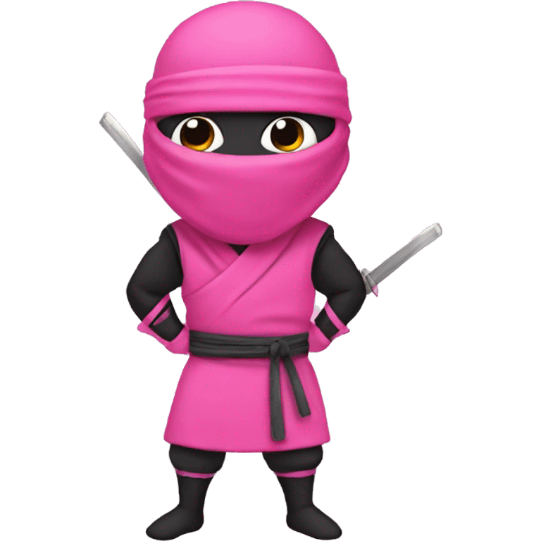 Pink ninja  emoji