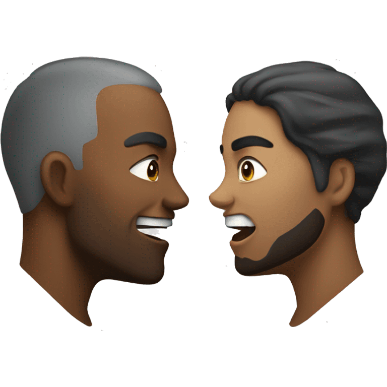 man and woman fighting emoji